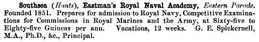 Eastman's Royal Naval Academy
