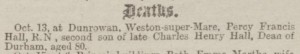 1884-10-30 The Bath Chronicle 5 (Hall)